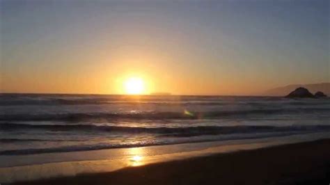 Ocean Beach Scene Sf 2014 Sunset Youtube