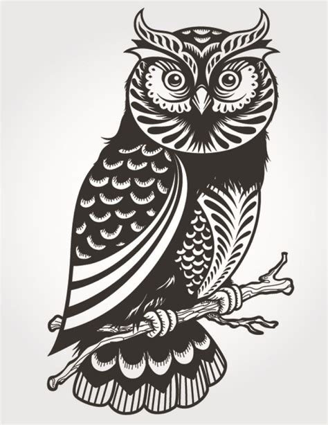 Download Owl Silhouette Vector at Vectorified.com | Collection of Owl Silhouette Vector free for personal use