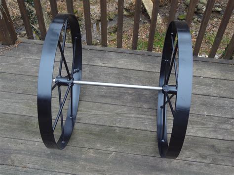 Custom Wagon Wheels Steel Wagon Wheels And Axle Kit Custom Wagon Wheels
