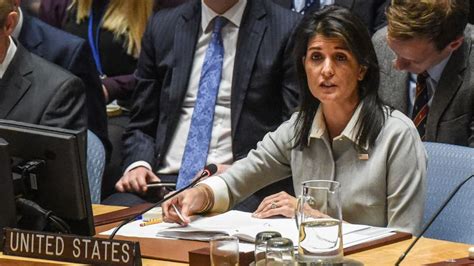 un ambassador nikki haley resigning at end of 2018