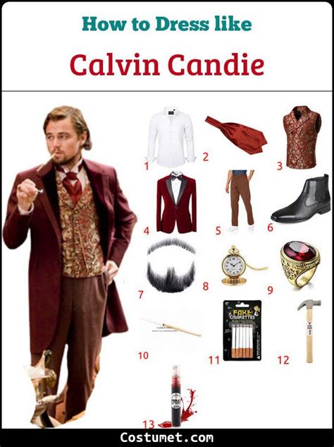 Calvin Candie Django Unchained Costume For Cosplay And Halloween 2023