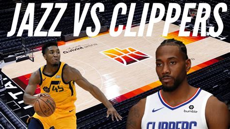 Jazz Vs Clippers Live Reaction With Scoreboard Youtube