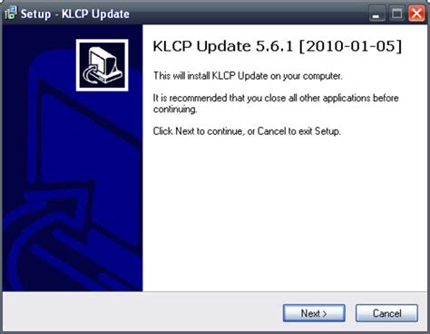 For the file that you want to download. K-Lite Codec Pack Update - Download