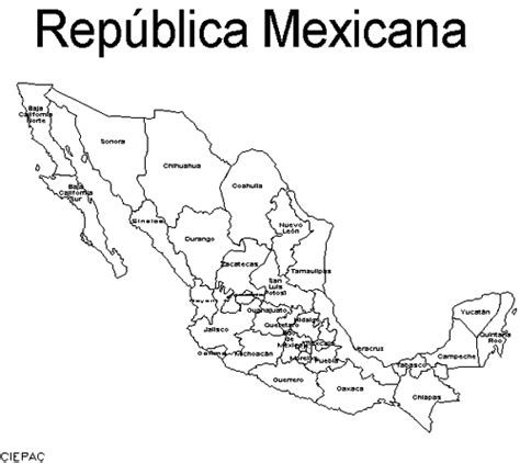 25 Elegante Mapa De Division Politica De Mexico Con Nombres