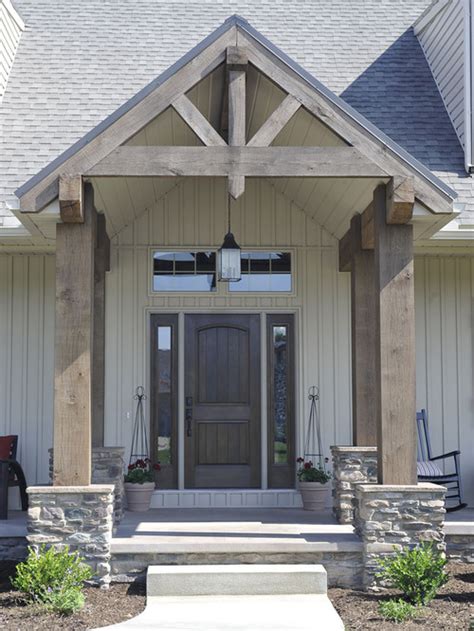 Craftsman front doors cottage front doors porch doors wood front doors house front door entry doors front porch entryway townsend homes. Gable Front Porch | Houzz