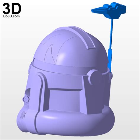 3d Printable Model Commander Wolffe Helmet Star Wars The