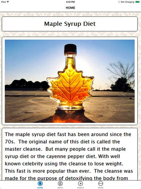 App Shopper Easy Maple Syrup Diet And Plan For Weight Loss Healthcare