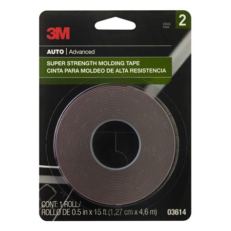 3m 03614 Scotch Mount Super Strength Molding Tape 12 In X 15 Ft