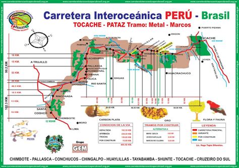 De brasil a perú por la cordillera de los andes, el autobús cruza su primera frontera internacional y después continúa su viaje por la amazonía la serie de cinco capítulos la ruta interoceánica nos sumerge en el alma de américa del sur. TOCACHE Online: Turismo: Carretera Interoceánica PERU - BRASIL
