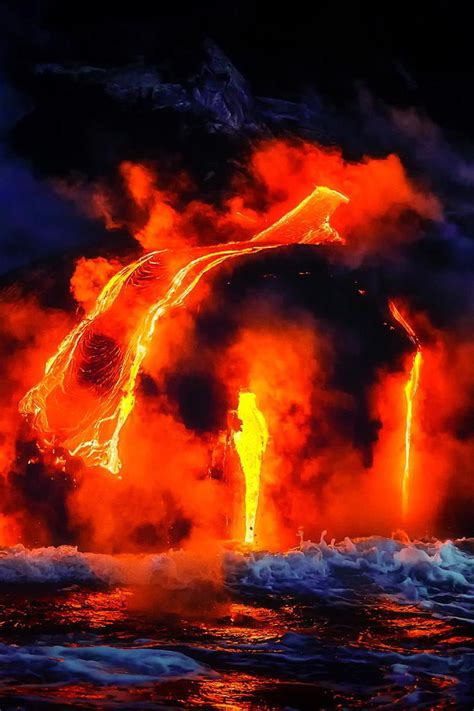 L0stship Lava Into Water By Kana Photography Source Lava