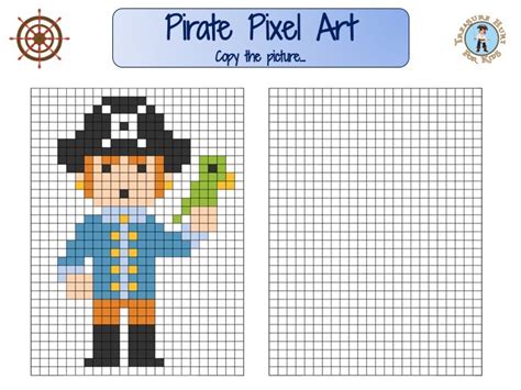 Pirate Pixel Art Treasure Hunt 4 Kids Free Games