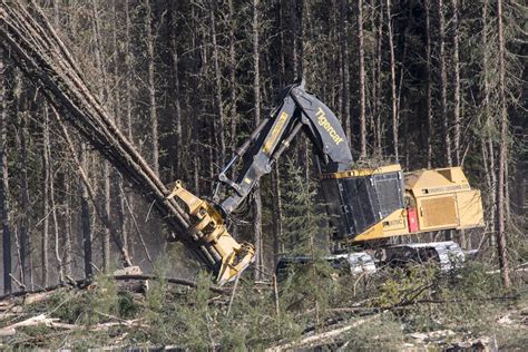 Thomas Logging In Saskatchewan Customer Features Tigercat