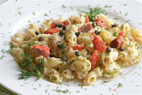 Pasta is always in my pantry, but i have to admit that i haven't invested in a bottle of fish sauce yet. Lemony Pasta with Smoked Salmon and Dill (Secret Recipe Club)