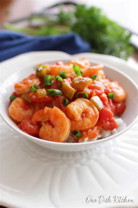 Easy Shrimp Creole Recipe Single Serving One Dish Kitchen