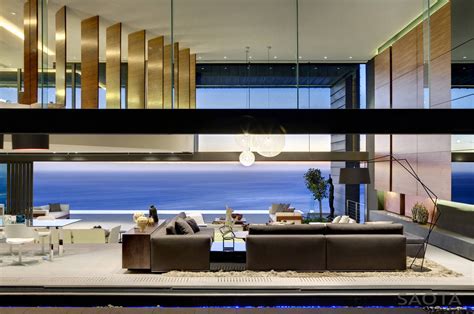 Modern Private Residence With Dramatic Living Room Overlooking The