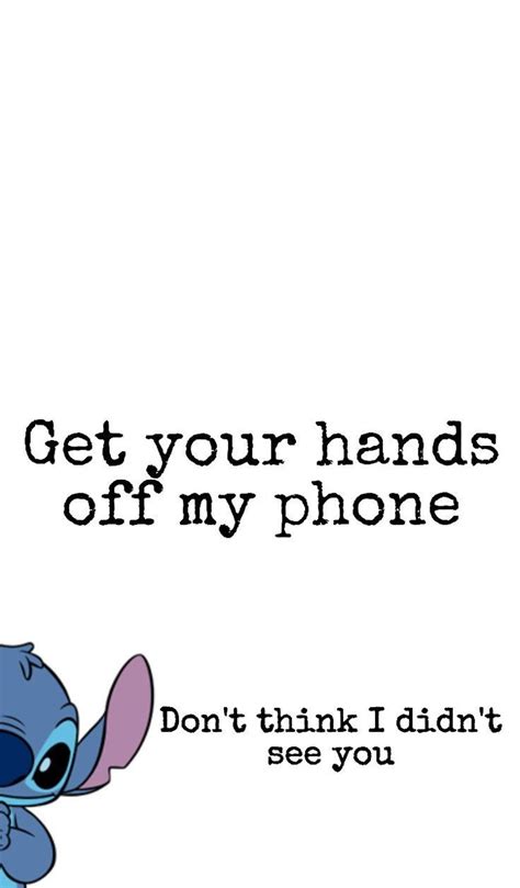 Dont Touch My Phone Wallpaper Lock Screen Background Stitch Wallpapers
