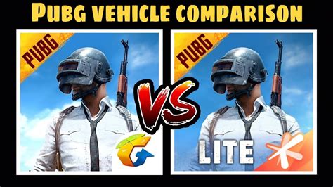 Pubg Vs Pubg Lite Compilation Vehicle Comparison Hd Gameplay