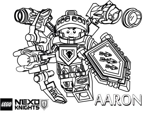 I think your kids will have fun while coloring the lego duplo with you. Lego Nexo Knights para colorear e imprimir