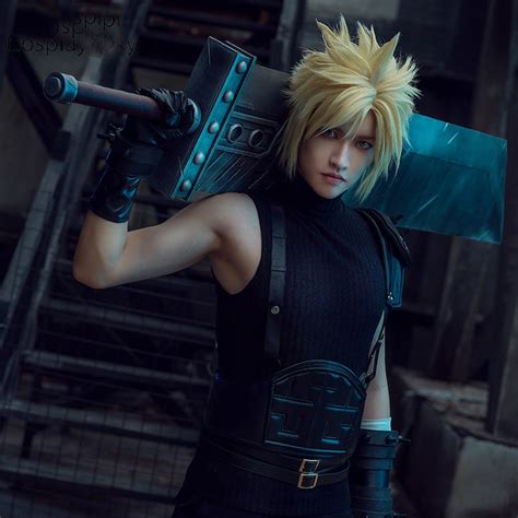 Final Fantasy Vii Remake Cloud Strife Cosplay Costume Etsy