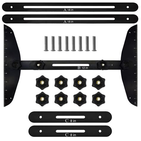 Buy Stair Tread Template Tool, Kingson Stainless Steel Stair Measuring