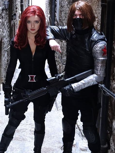 Captain America The Winter Soldier Black Widow Natasha Romanoff Cosplay Costume Outfit Superhero