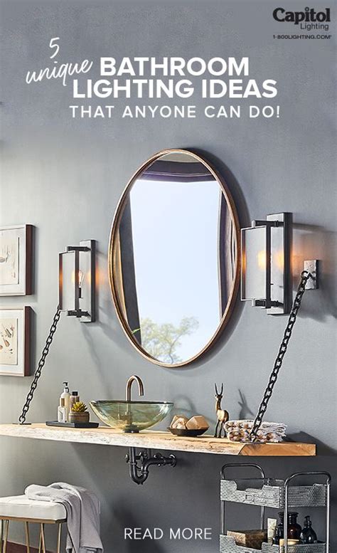 5 Unique Bathroom Lighting Ideas Anyone Can Do Capitol Lighting