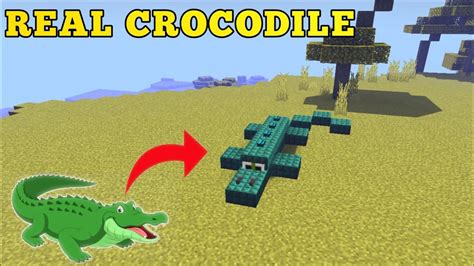 How To Crocodile Build In Minecraft Youtube