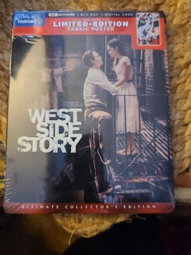 West Side Story 4k Ultra Hd Blu Ray 2 Disc Slipcover Walmart Fabric