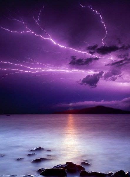 Storm At Sea Lightning Photography Nature Photography Lightning Storm