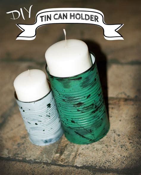 Day 12 Diy Blog Challenge Tin Can Candle Holder