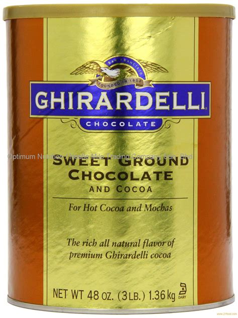 Rich, dark, and decadent double chocolate mousse cake made with ghirardelli chocolate. Ghirardelli Chocolate Sweet Ground Chocolate & Cocoa ...