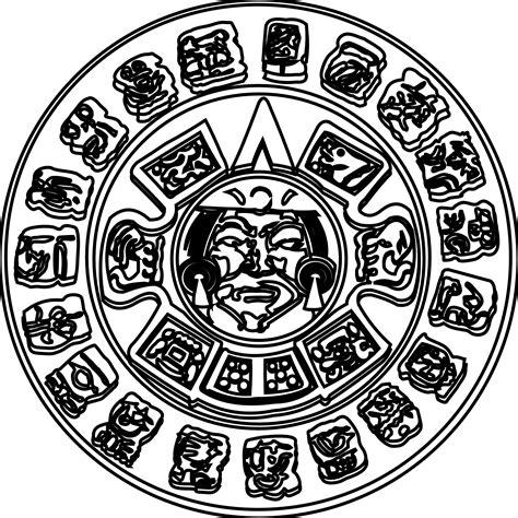Aztec drawings in this aztec drawing, the conquered city is represented with a pyramid whose top has been destroyed this system of aztec drawings was fairly complex since even simple concepts required drawing. Mexican calendar clipart 20 free Cliparts | Download ...