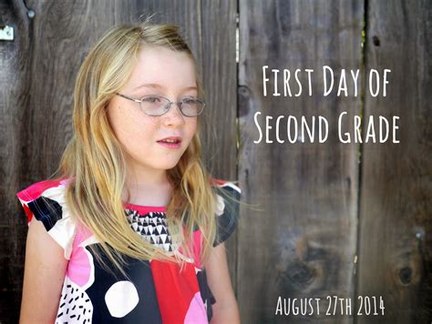 The Long Summer Vacation Is Finally Over And As Of Today Ava Is Back At School As A Second Grader