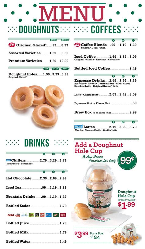 I hope it is very useful to you dear people. krispy kreme menu - Google Search (With images) | Food and ...