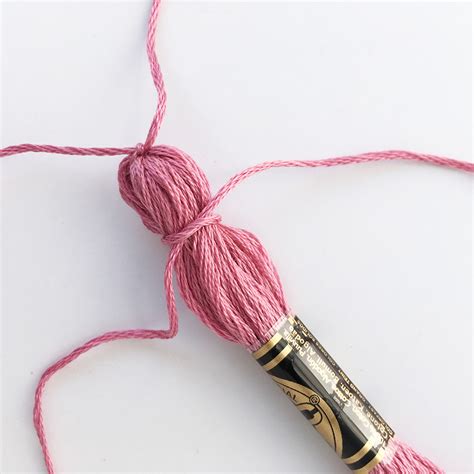 And that is how you strip or separate embroidery floss. little dear tracks: Embroidery Floss Tassels