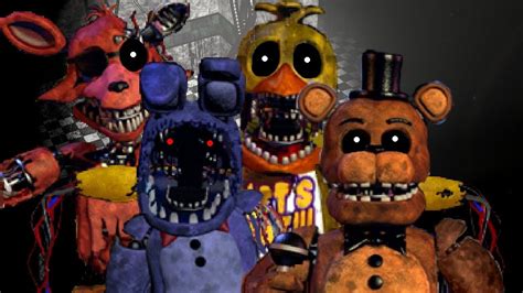 All Withered Animatronics Sing Fnaf Song Youtube