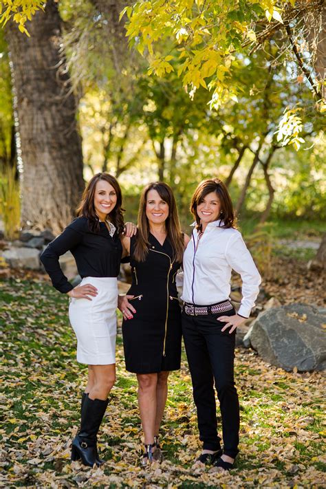Realtor Team Portraits Women Professional Headshot Portraits Outside In Fall Outfit