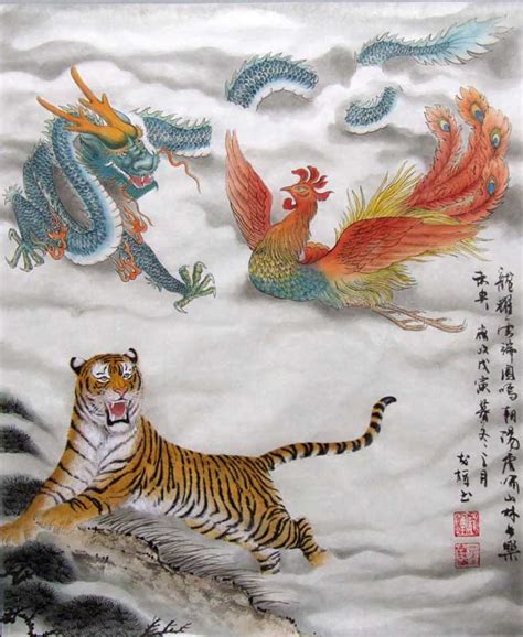 Chinese Dragon Painting 4732028 40cm X 50cm16〃 X 19〃