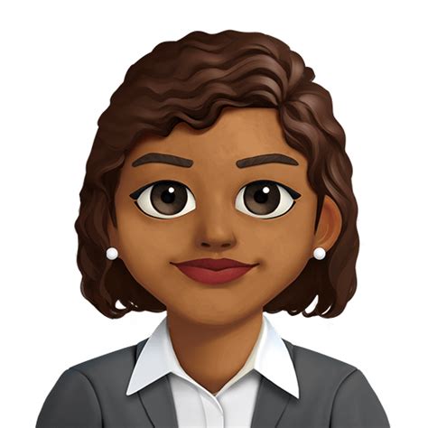 👩🏾‍💼 Woman Office Worker Medium Dark Skin Tone On Twitter Emoji