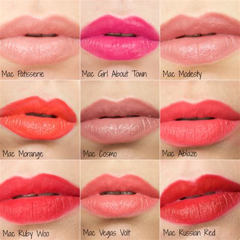 Mac Lipstick Collection And Swatches Your Beauty Mac Lipstick Shades Mac Lipstick