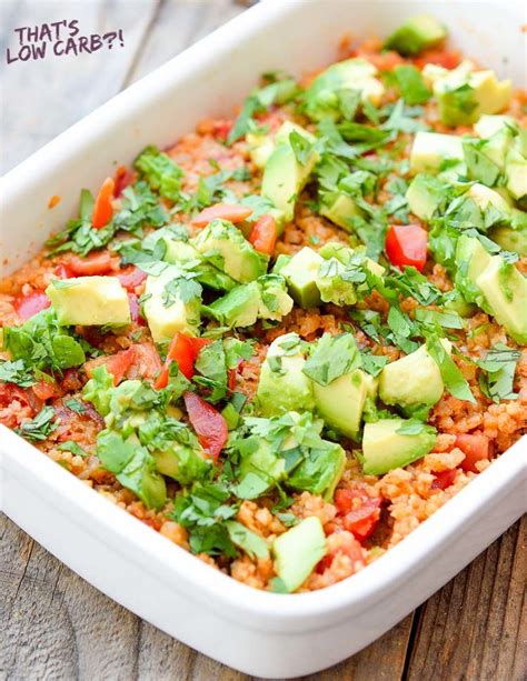 Mexican Cauliflower Rice Low Carb Recipes By Thats Low Carb