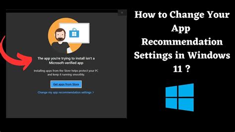 How To Change App Recommendation Settings In Windows 11