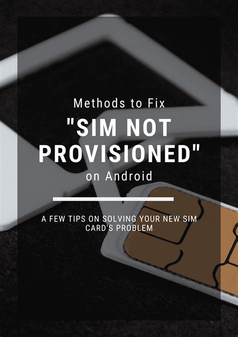 8 Methods to Fix "SIM not provisioned" on Android- (Quick & Easy Tips)