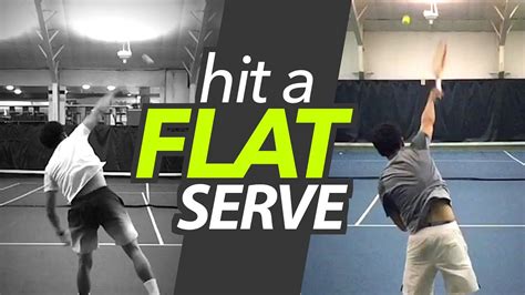 The latter one seems more correct but i never. How to hit a FLAT SERVE (first serve solution)