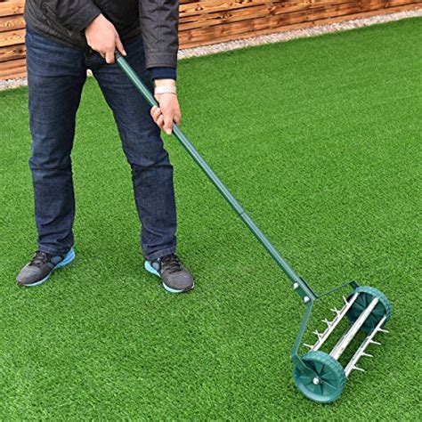 Check spelling or type a new query. Yard Butler Lawn Coring Aerator Manual Grass Dethatching Turf Plug Core Aeration Tool ID-6C