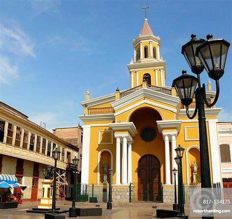 Church Callao Peru Stock Photo