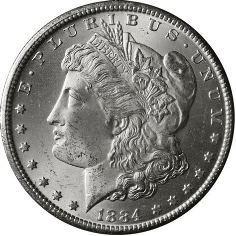 1884 Cc Morgan Silver Dollar Brilliant Uncirculated Bu Ebay