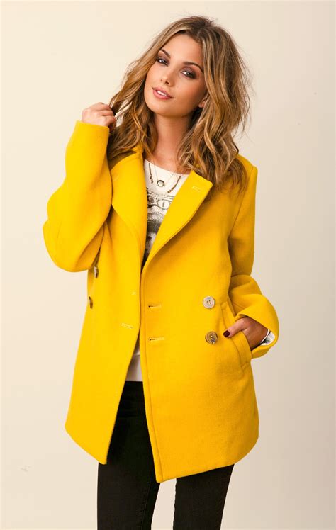 Joie Remi Wool Jacket In Yellow Lyst