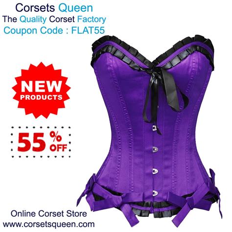 Oreilly Burlesque Purple Overbust Corset Purple Corset Dress