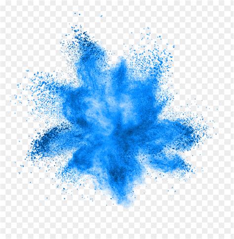 Light Blue Powder Explosion Effect Png Transparent With Clear